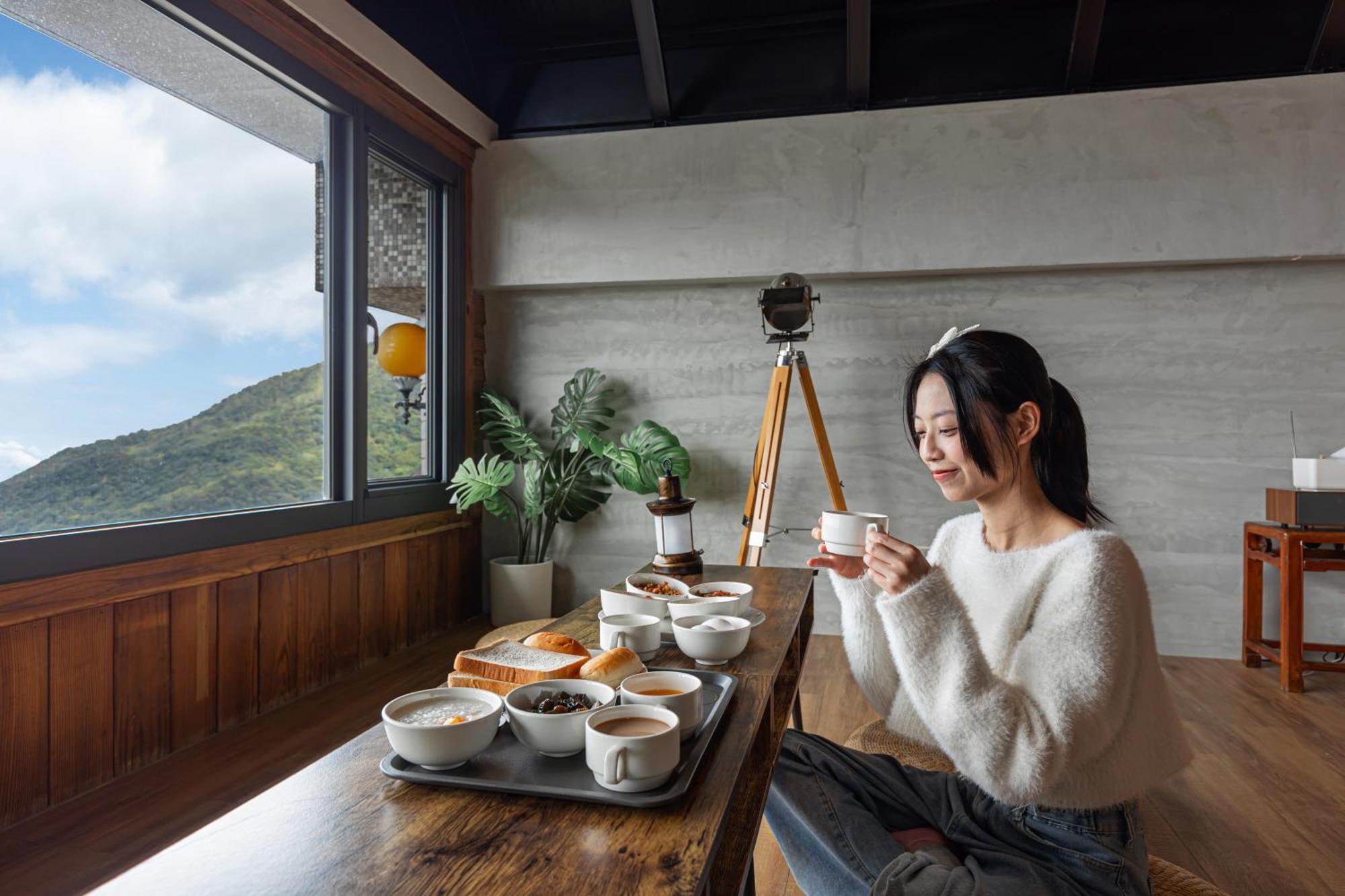 Jiufen The Ocean Theory Bed and Breakfast Exteriör bild