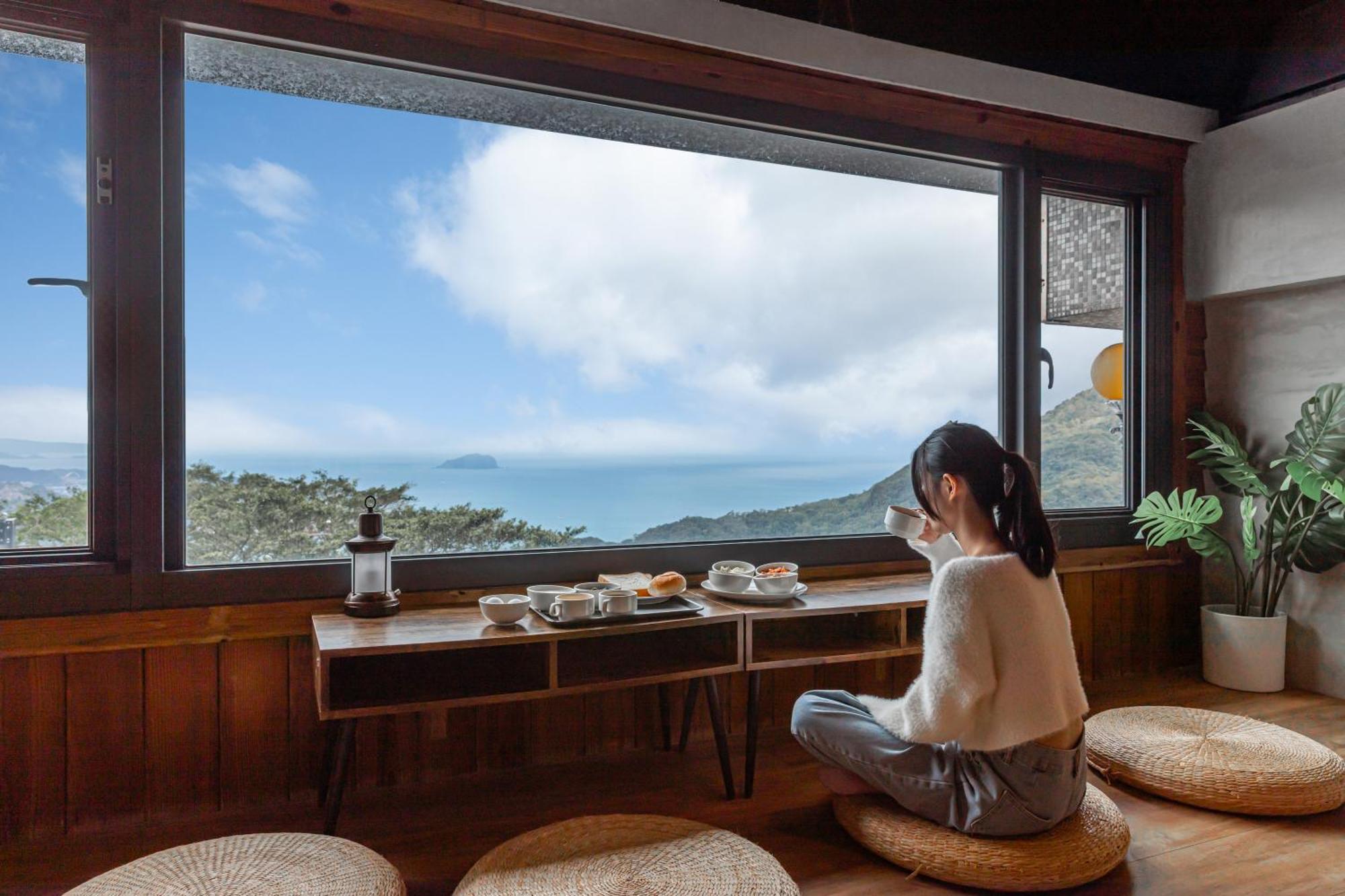 Jiufen The Ocean Theory Bed and Breakfast Exteriör bild