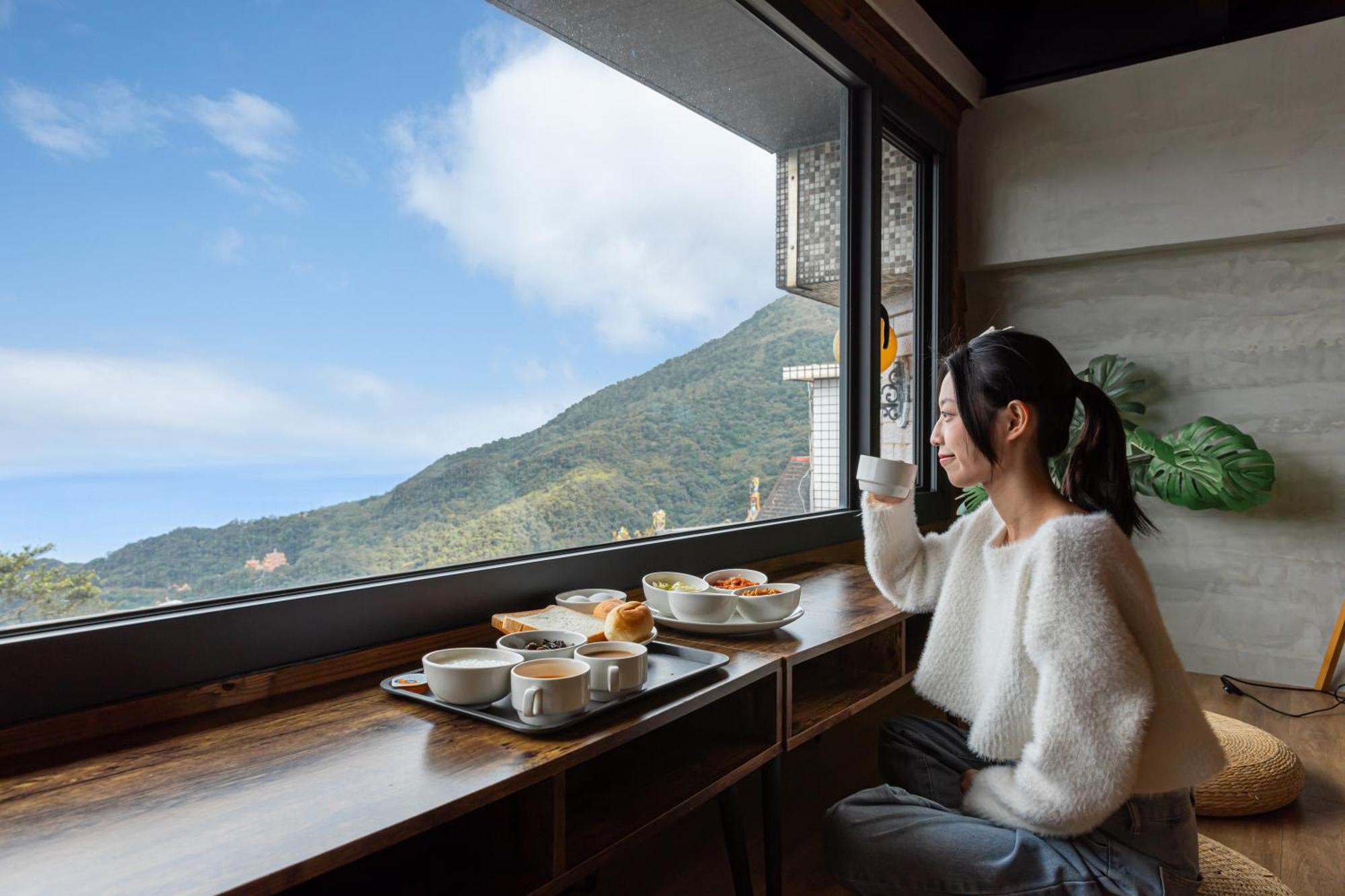 Jiufen The Ocean Theory Bed and Breakfast Exteriör bild
